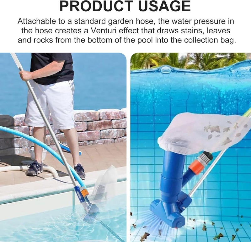 Screw Man Quick Coupler (2 Pcs) Pertains to Pool Vacuum Heads for Inground Pools,Manual Pool Vacuum, Pool Cleaning Equipment and Accessories,Swimming Pool Vacuum Head - Image 3